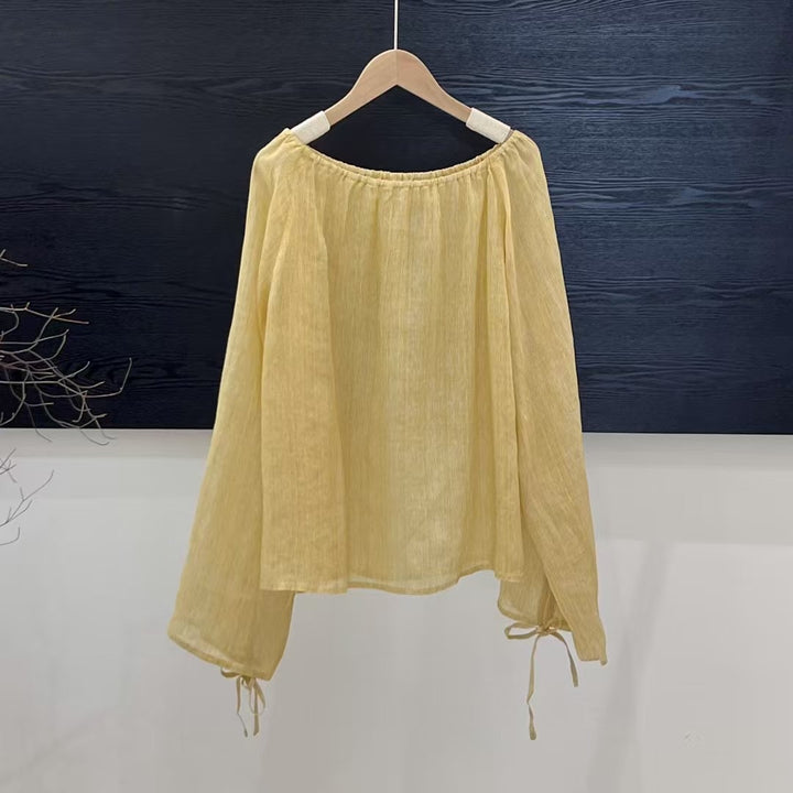 Damer Off-Shoulder klokkeærmer bluse Stilla