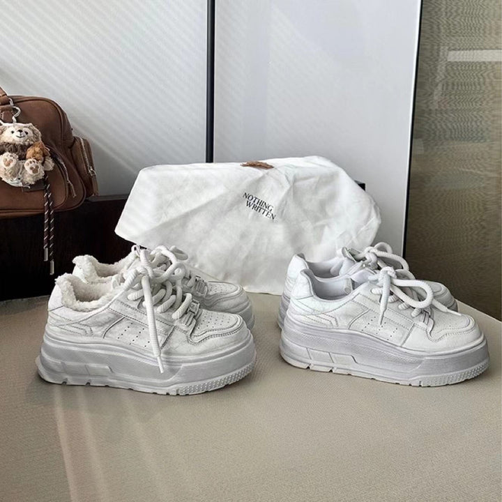 Kvinder Chunky Platform Snørehælsneakers Stilla