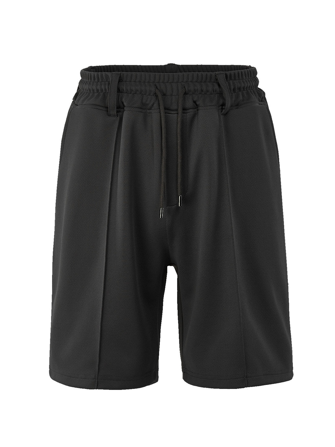 Herrer knælange sportshorts med netstruktur, elastisk tunneltræk og bæltestropper Skovae