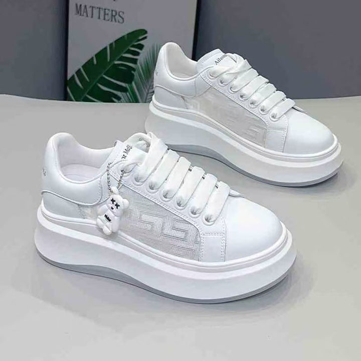 Dame Fashion Sneakers med højt plateau og modige detaljer Stilla