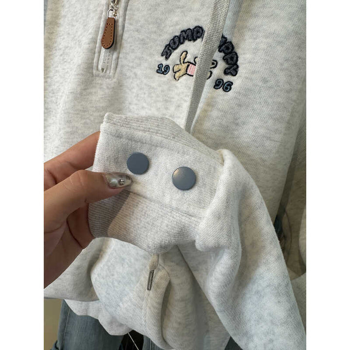 Dame Behagelig Cool Hoodie med funktionstaske Stilla