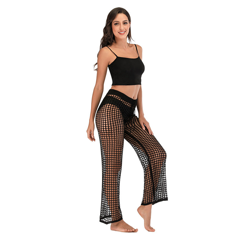 Dame netstrandbukser med elastisk talje og åben pasform Stilla