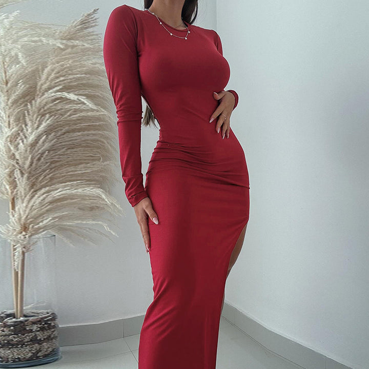 Dame Sideslids Elegant Maxikjole Stilla