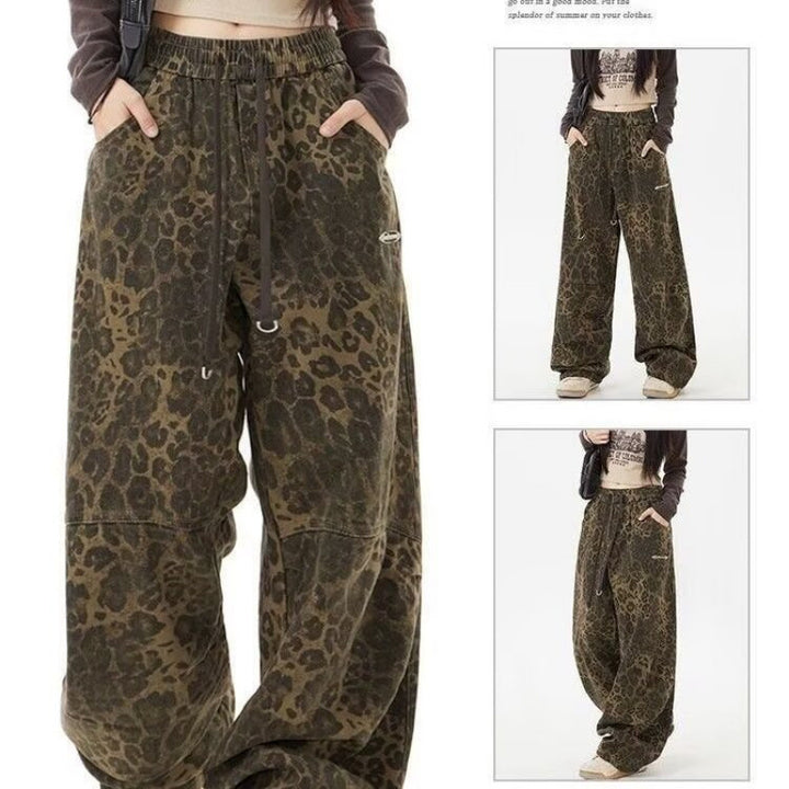 Dame Relaxed Fit Stufendruck Bukser Stilla