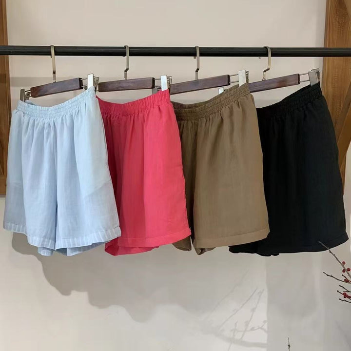 Femme Letvægts Afslappet Pasform Sommer Shorts Stilla