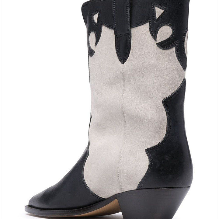 Femme Spidstue Western-stil Støvletter Stilla