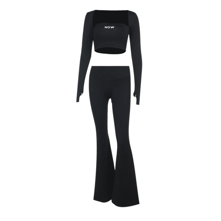 Dame Off-Shoulder Langærmet Fritidssæt Stilla