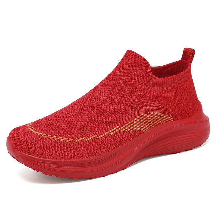 Femme Slip-On Sport Sko med fleksibelt strikovermateriale Stilla