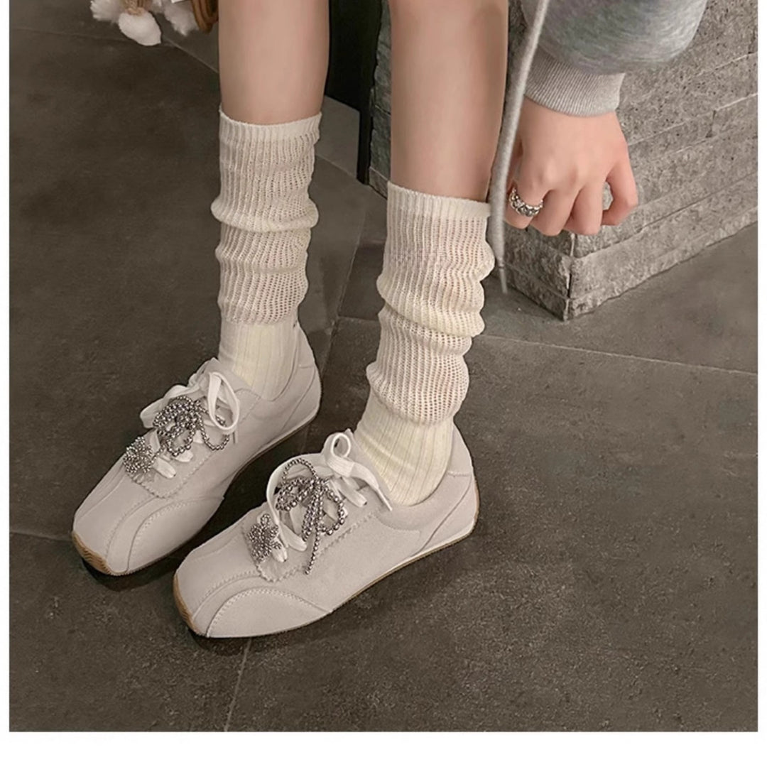 Dame Komfort Sko Sneakers med dekorativt strassdetalje Stilla