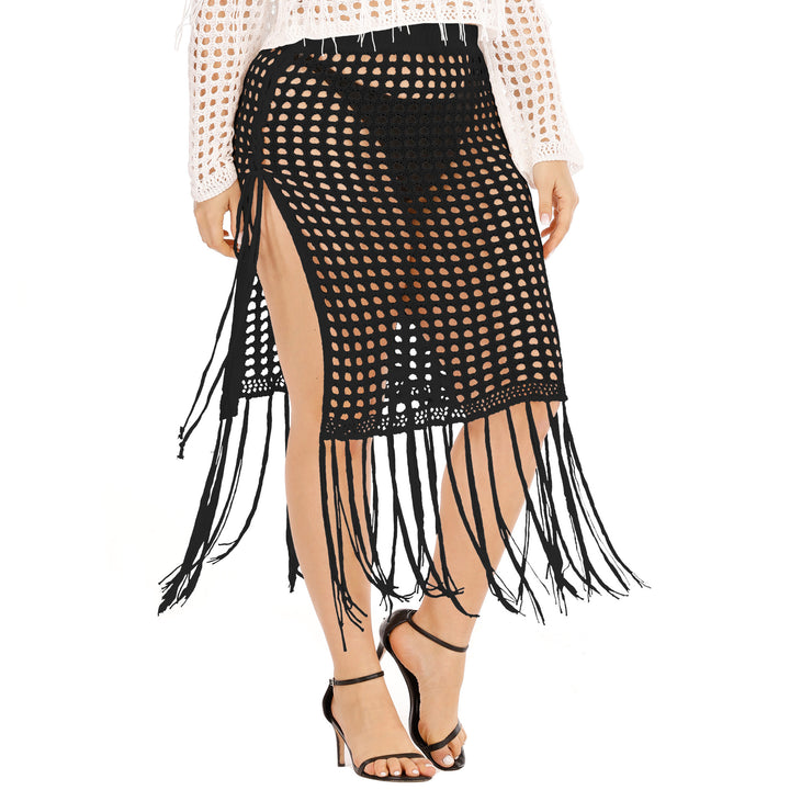 Femme Hækle-fringe Cover-Up Sæt Stilla
