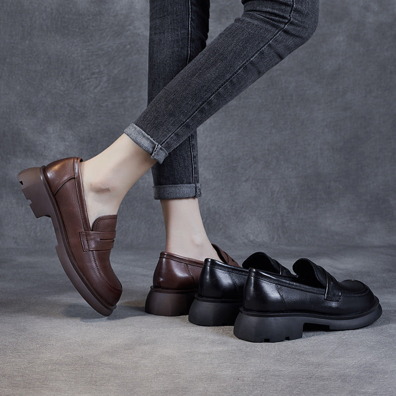 Dame Elegant Slip-on med Chunky-Sål Stilla