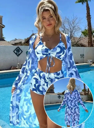 Dame Bikini og gennemsigtig strandgennemsyn Stilla