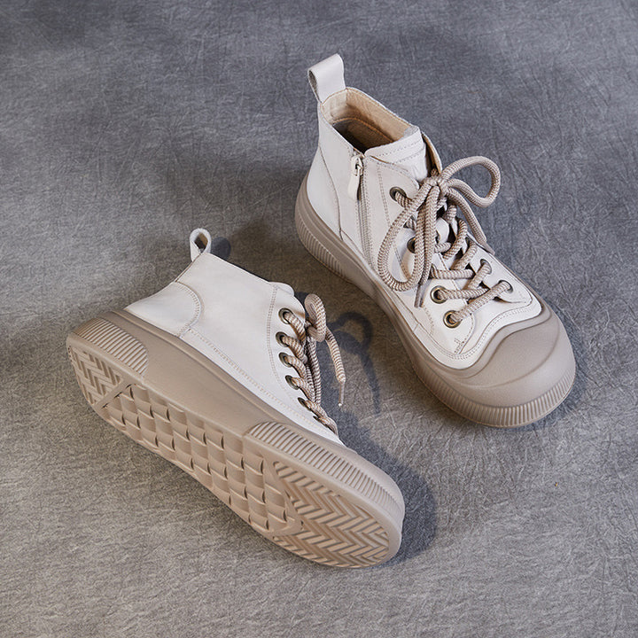 Dame High-Top Fritids Sneakers med hævet sål Stilla