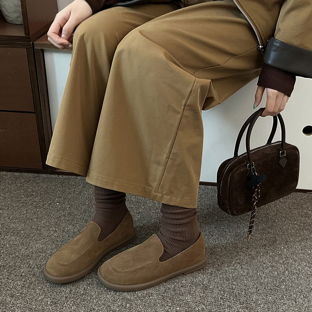 Femme Nubuck Slip-ons Stilla