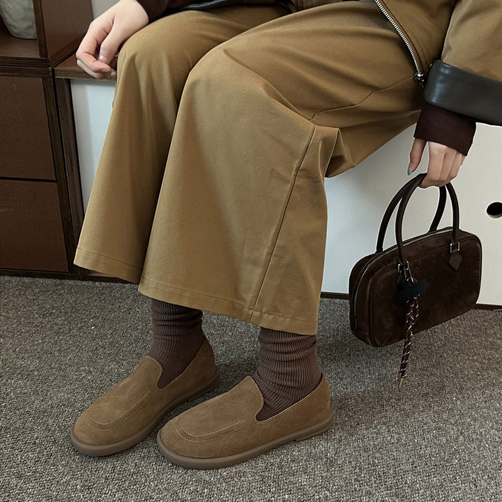 Femme Nubuck Slip-ons Stilla