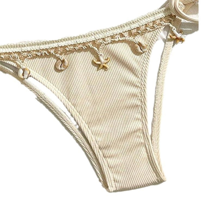 Dame Triangel-Bikini med legesyge detaljer Skovae