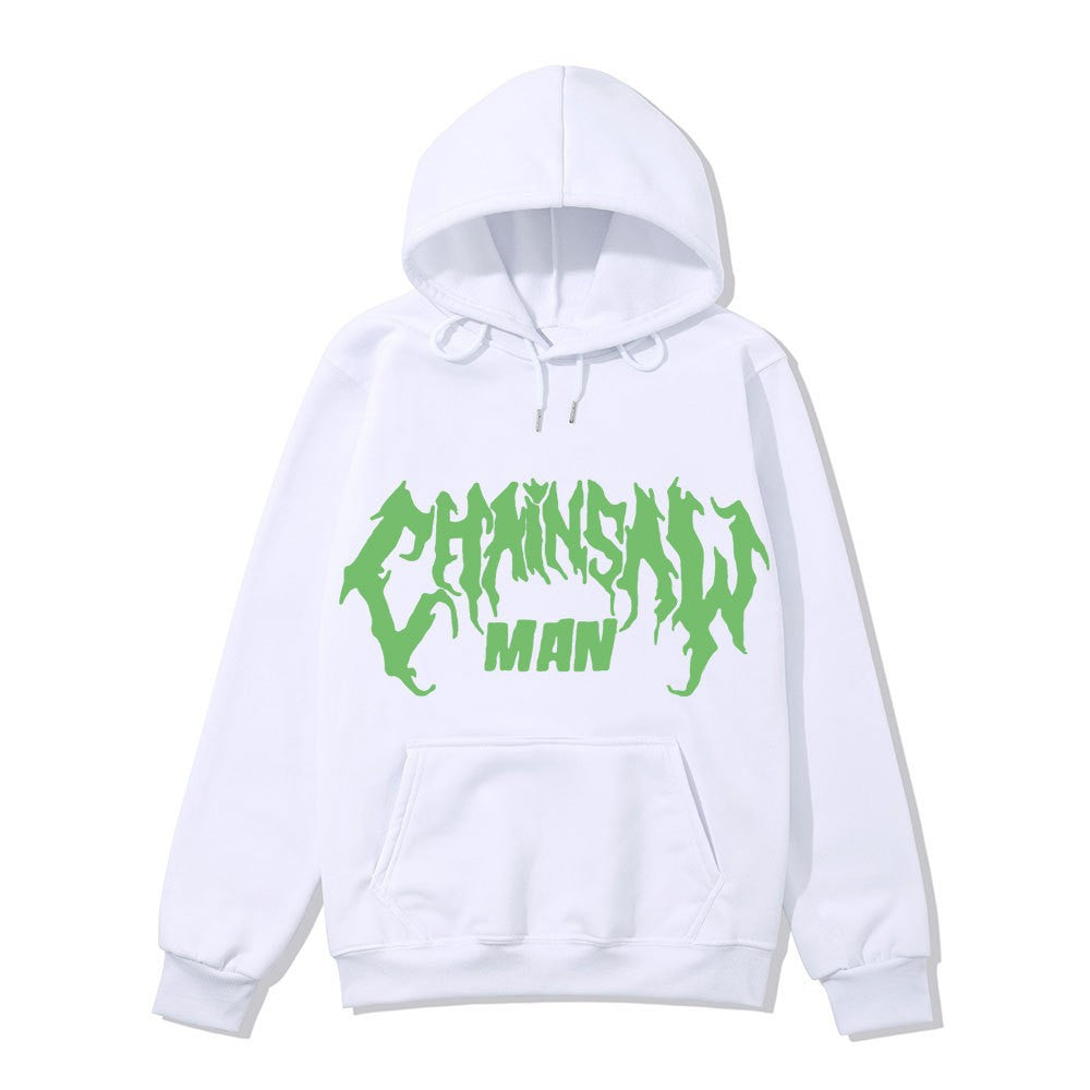 Herre hoodie med unik grafisk design Skovae
