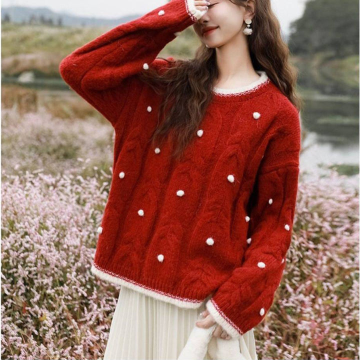 Kvinder Oversized Sweatshirt med Struktur Stilla