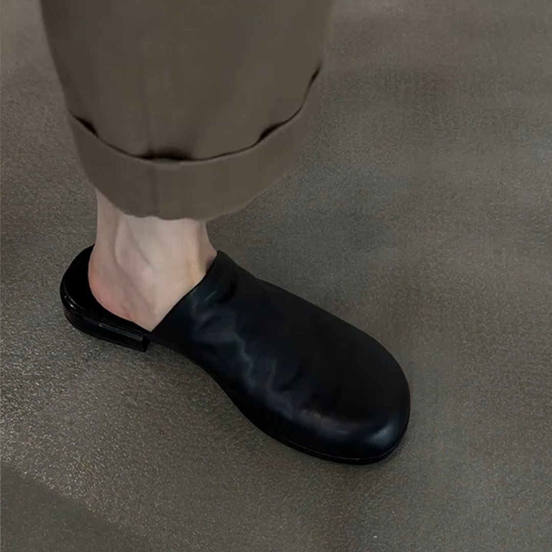Herrer Contemporary Læder Pantoletten Stilla
