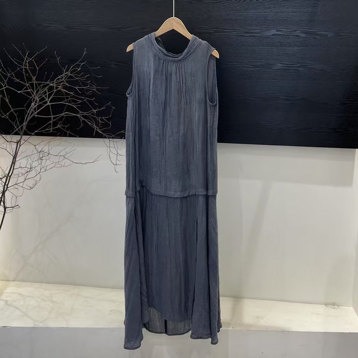 Femme Chic Lagdelt Maxi Kjole Stilla