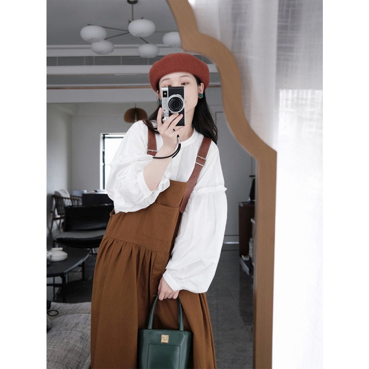 Femme Justerbare Strop Maxi Kjole Stilla
