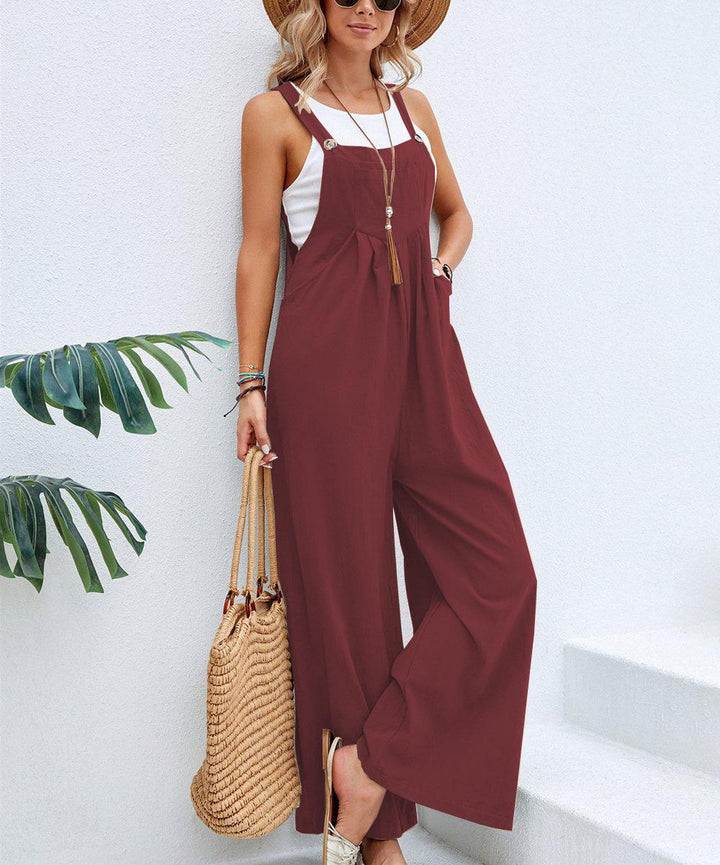 Dame jumpsuit med justerbare stropper Stilla