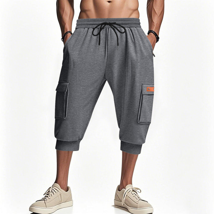 Herre cargo shorts med elastisk talje og sidelommer Stilla