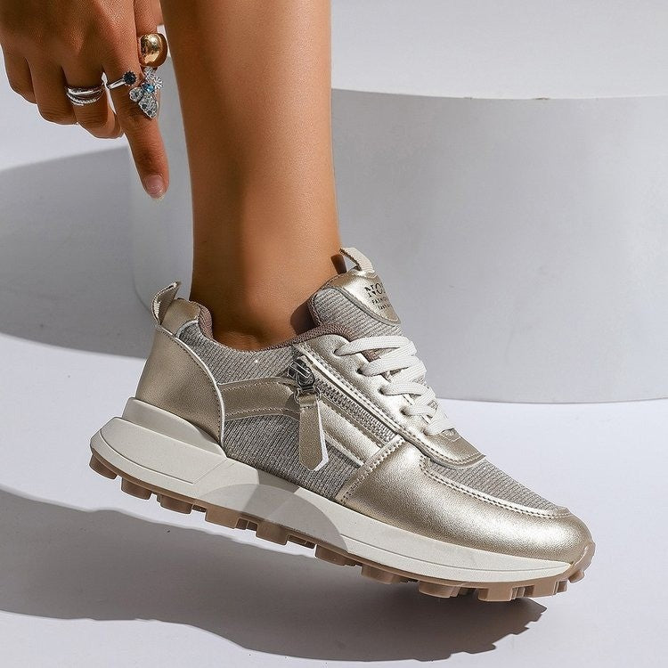 Dame Sporty Sneakers med glinsende accenter og moderne design Stilla