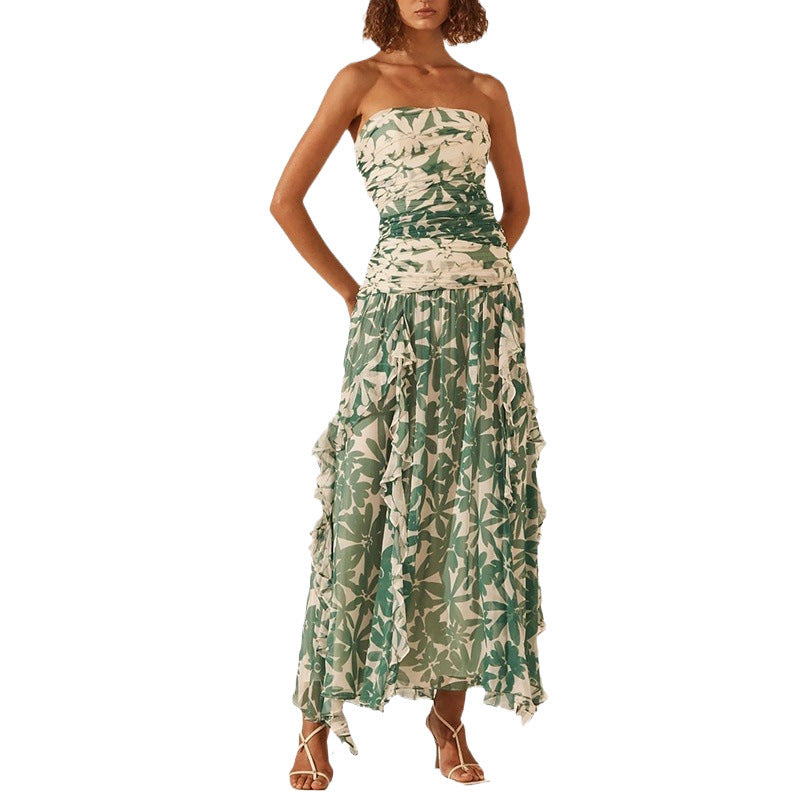 Dame Off-Shoulder Lagkjole Maxi Stilla