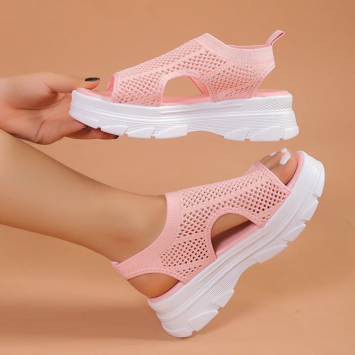 Dame Åndbare Sandaler med fleksibel Sål og sporty Design Stilla