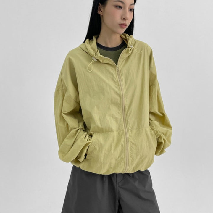 Kvindernes lette oversized overgangsjakke Stilla