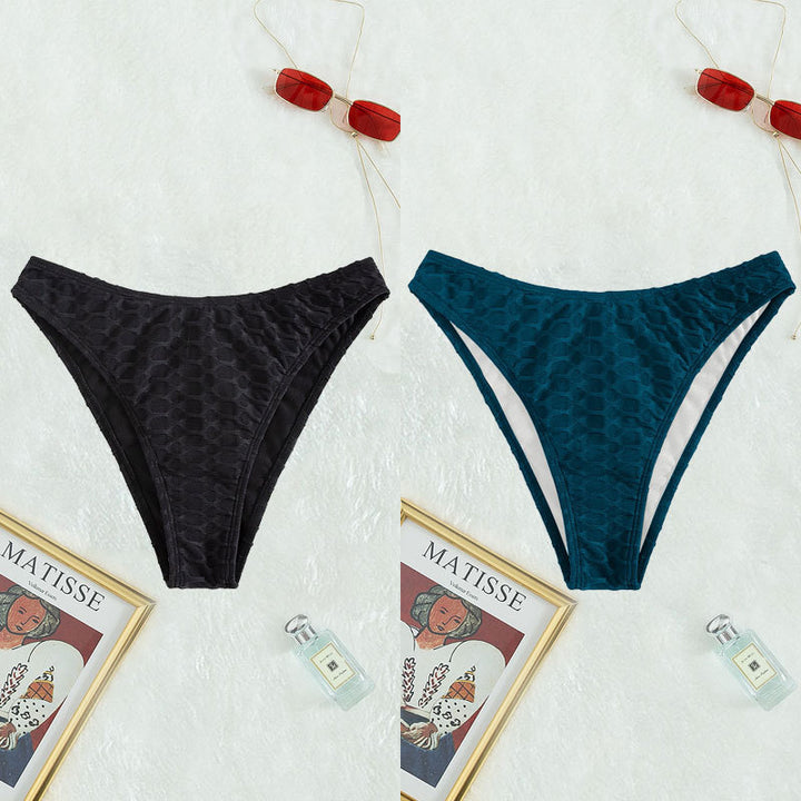 Dame Højskåret Rib-Bikini-Buks Stilla