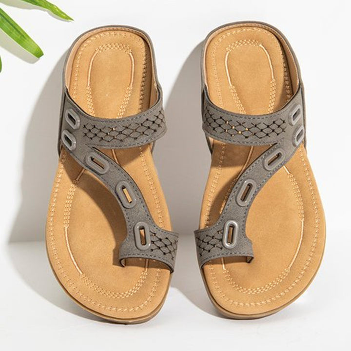 Dame toe separator med ergonomisk fodseng og moderigtigt rem-design Stilla