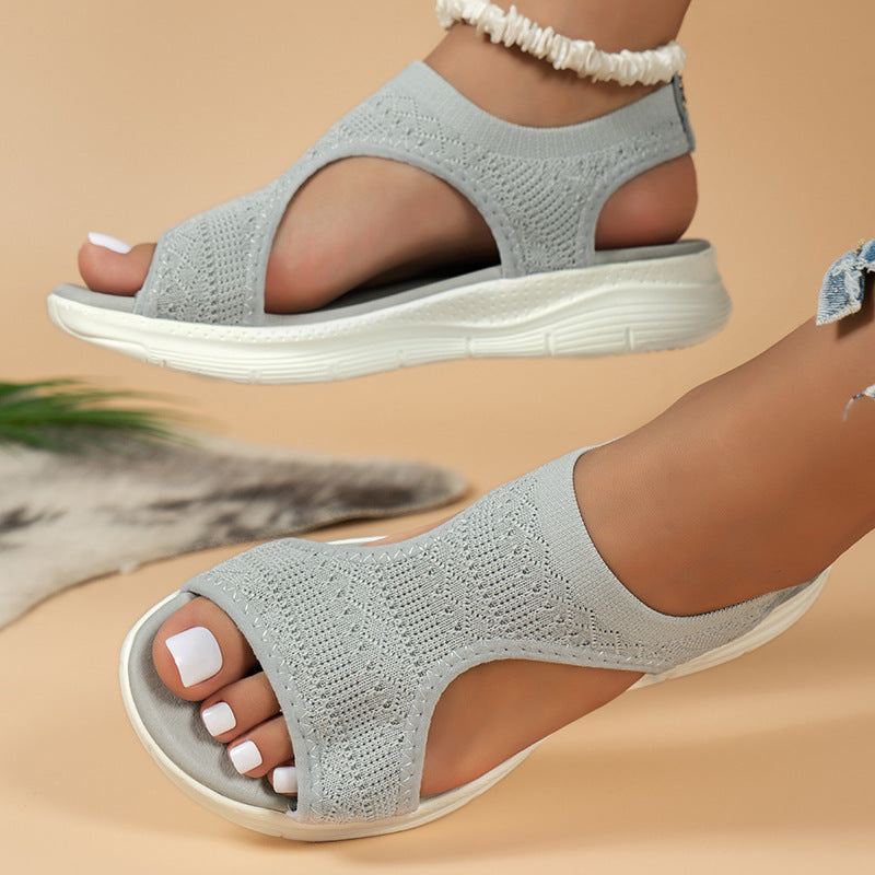 Dame Stretch-Strik Komfort Sandaler Stilla