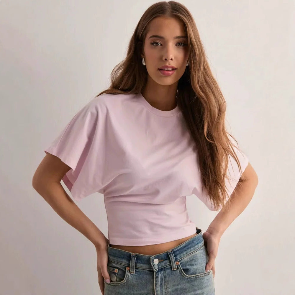 Dame Behagelig Oversized T-shirt med moderne snit Skovae