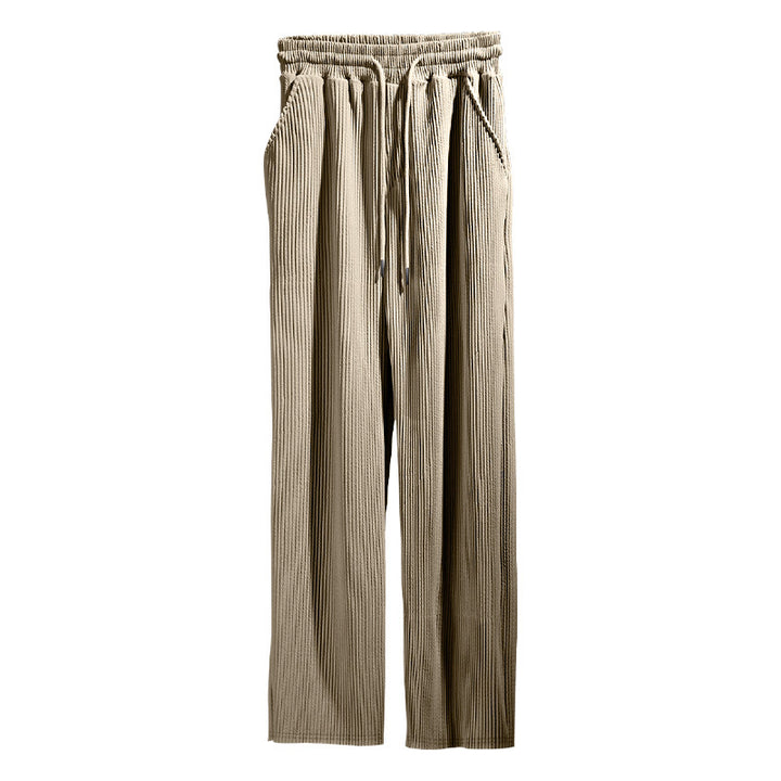 Dame elegante plissébukser med elastisk talje og praktiske lommer Stilla
