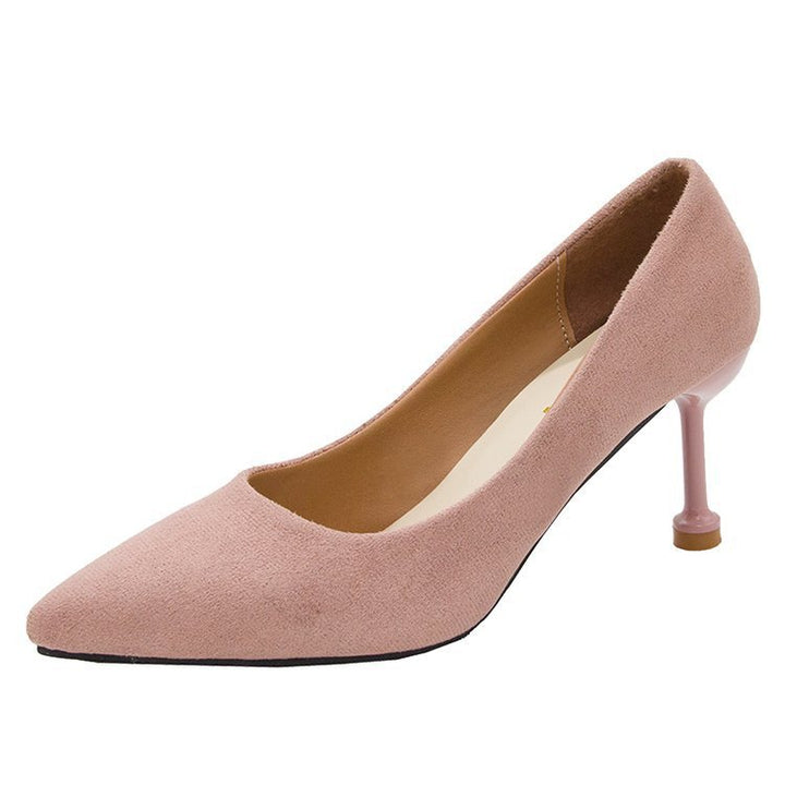 Dame elegante og komfortable pumps med stilfuld hæl Stilla