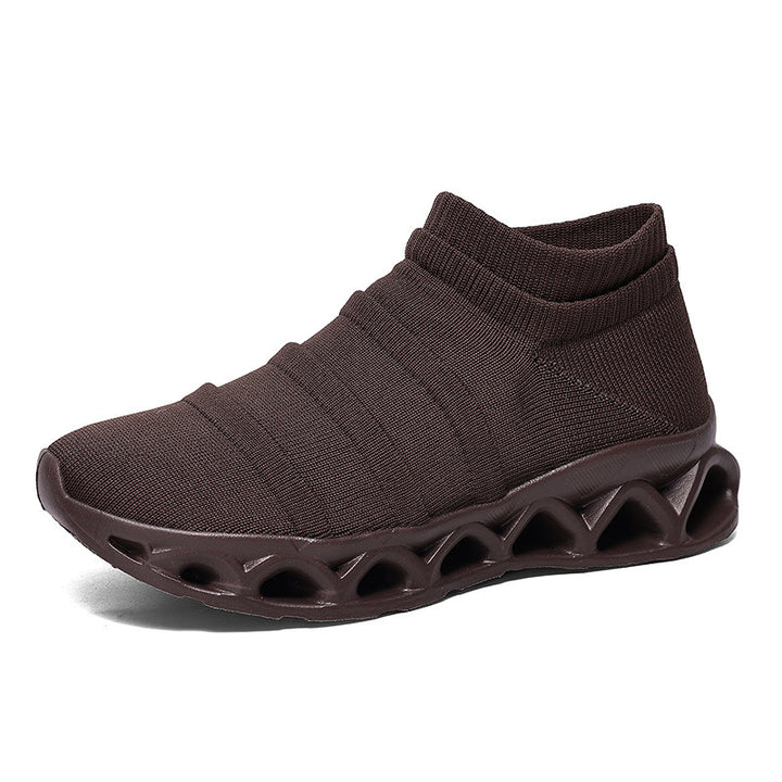 Dame Let Slip-On Sport Sneakers med Åndbart Mesh-Design Stilla