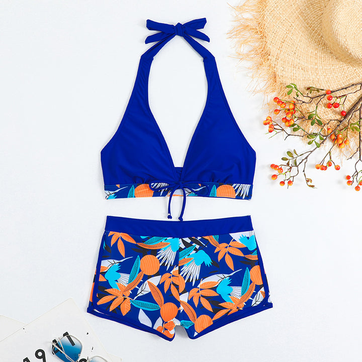 Dame Sporty Bikini-sæt med skjult mave Skovae