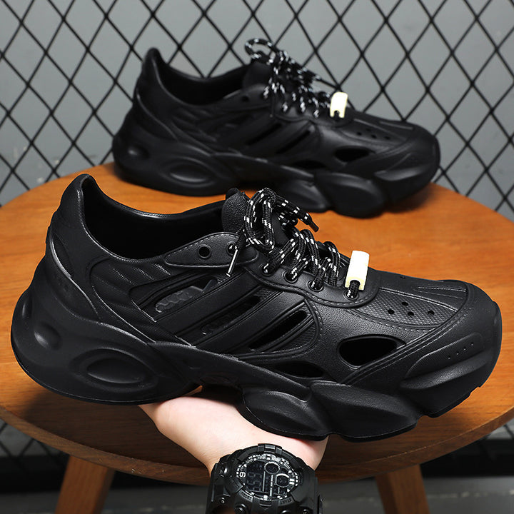 Femme Fashion-Forward Letvægts Sneakers med åndbart Cut-Out-design Stilla
