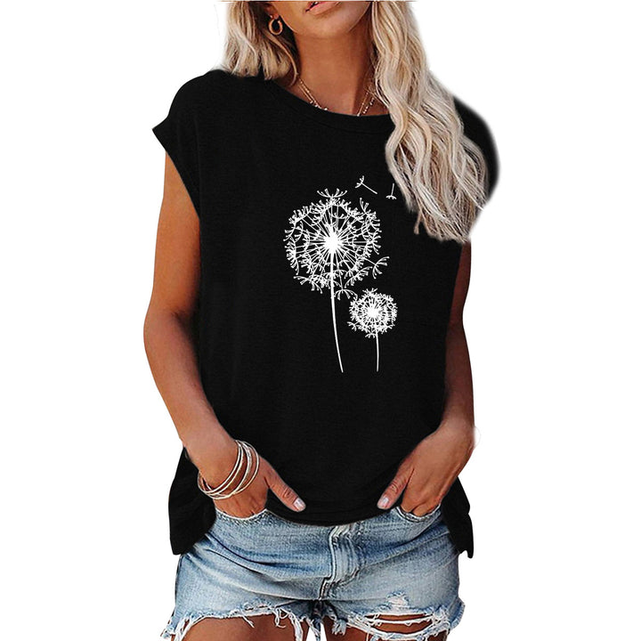 Damer afslappet T-shirt med grafisk tryk Stilla