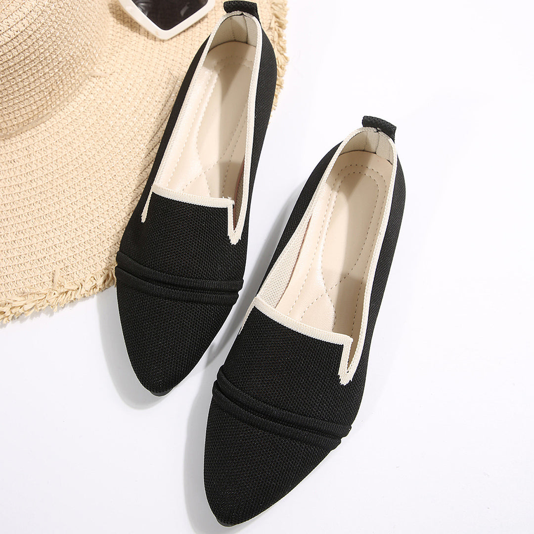 Dame Smarte Spidsede Slip-On Ballerinaer Stilla