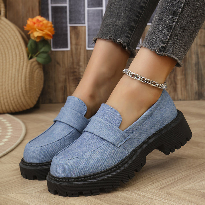 Dame Chunky-Outfit Loafers med robust profil Stilla