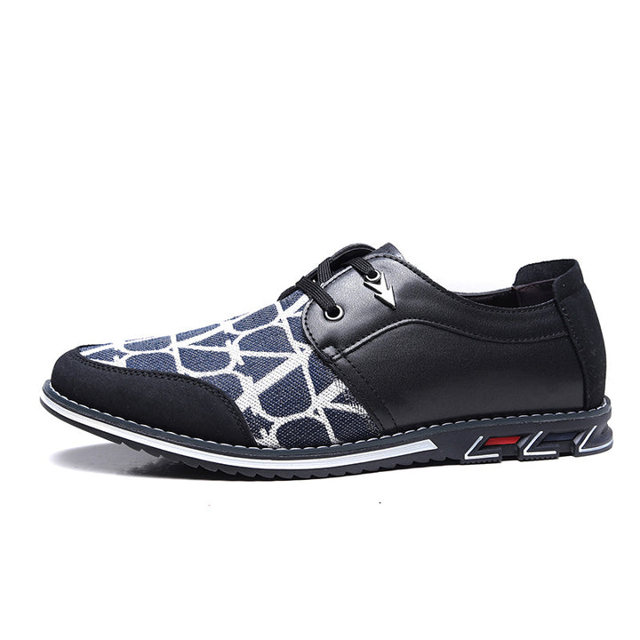 Herrer moderne mønstrede fritidssneakers Stilla