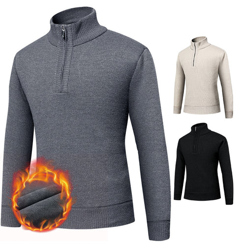 Herre Thermo Zip-Up Pullover Stilla