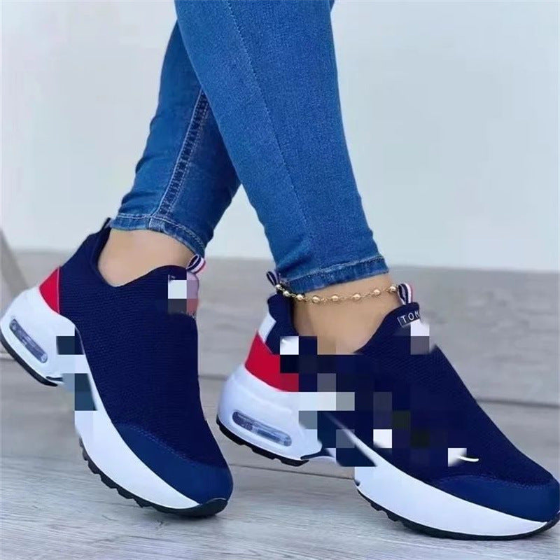 Dame Behagelige Slip-On Sneakers med åndbar overfladestruktur Stilla