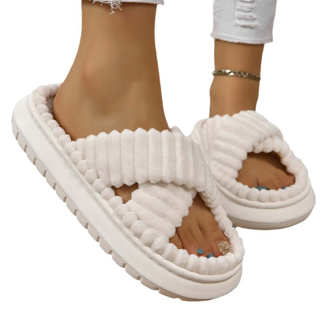 Dame komfort-sandaler med blødt overmateriale og elastisk sål Stilla