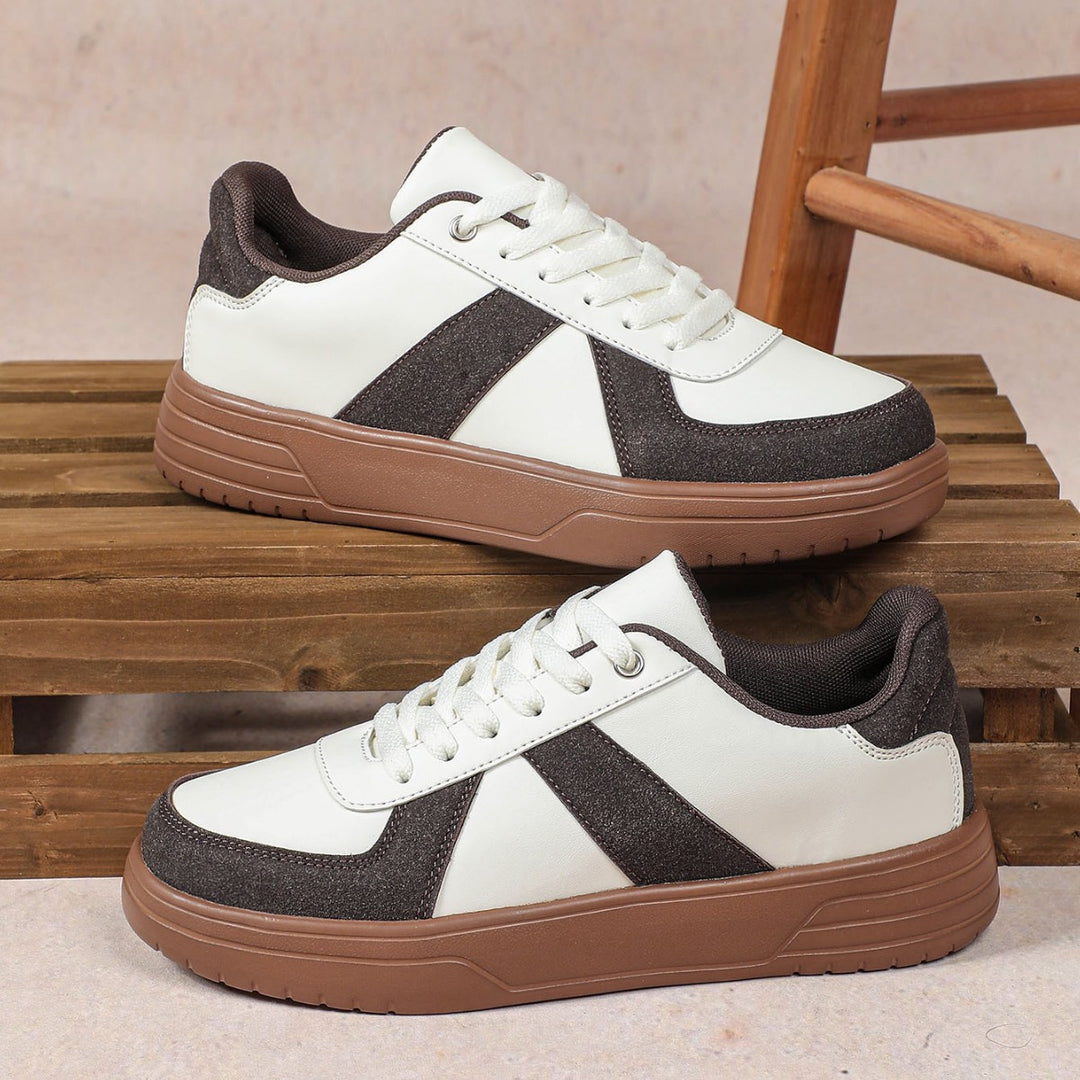Dame Elegant Lifestyle Sneakers med åndbar sål og skridsikkert mønster Stilla