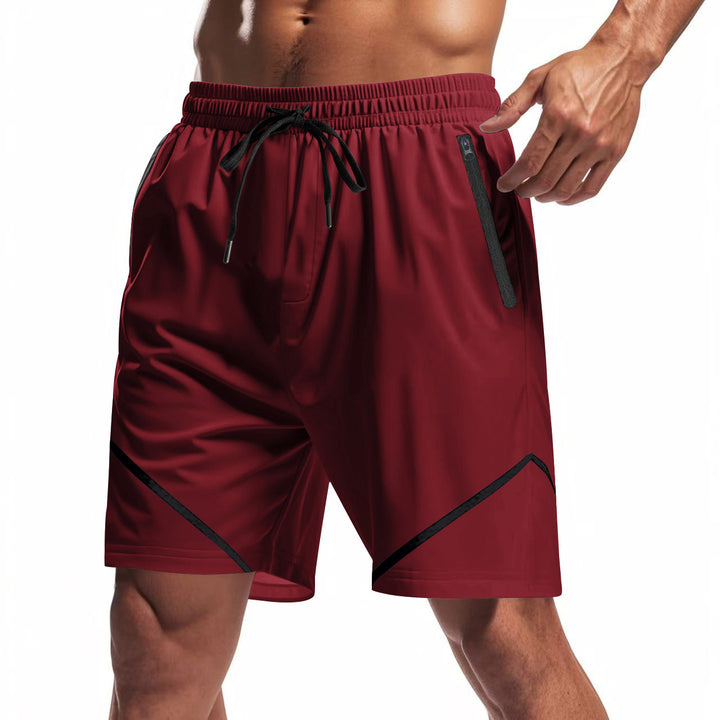 Herrer Sportlige Løber-shorts med sidelommer og elastisk talje Stilla