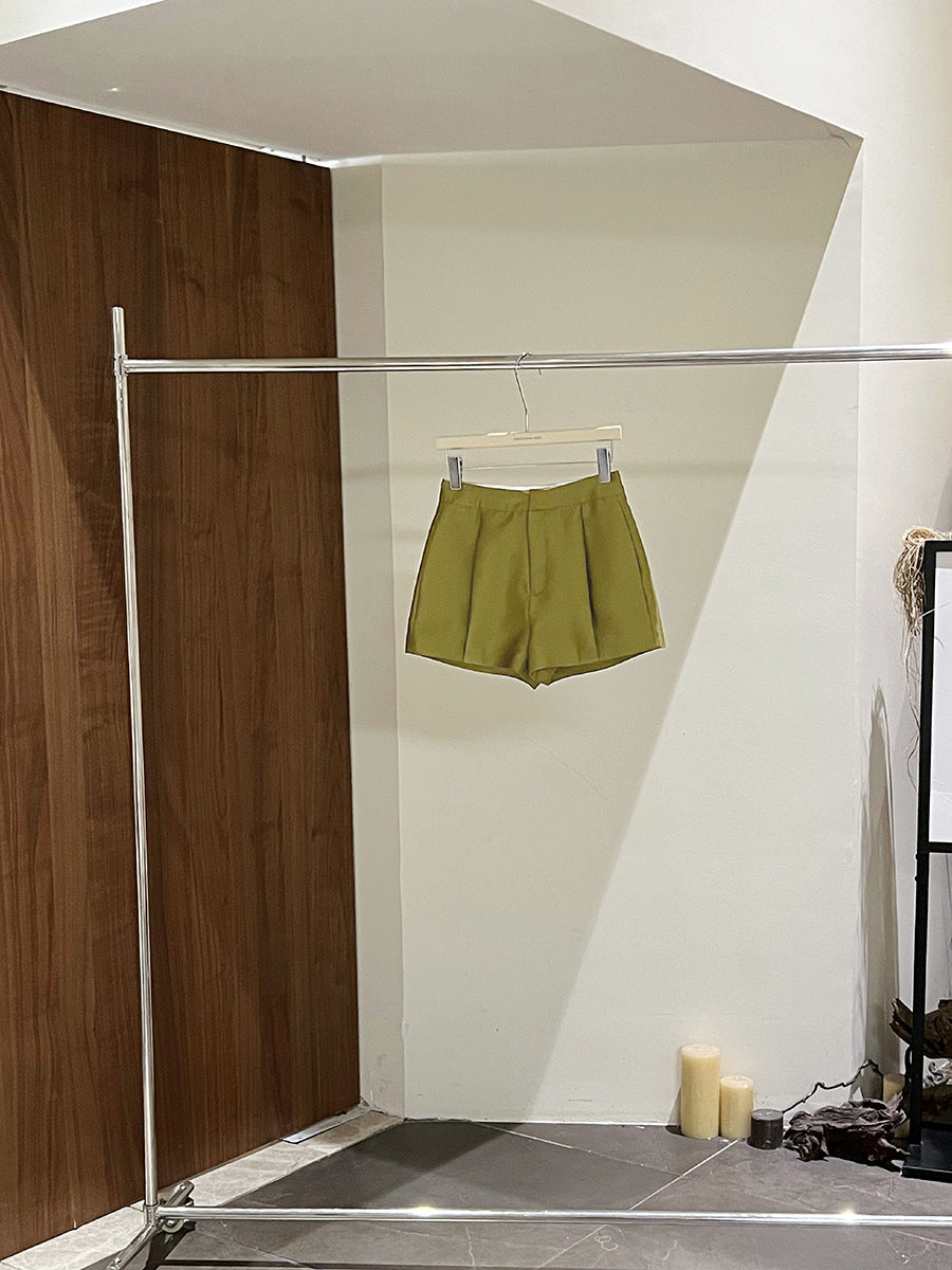 Dame Elegante High-Waist Shorts i høj kvalitet twill stof Stilla